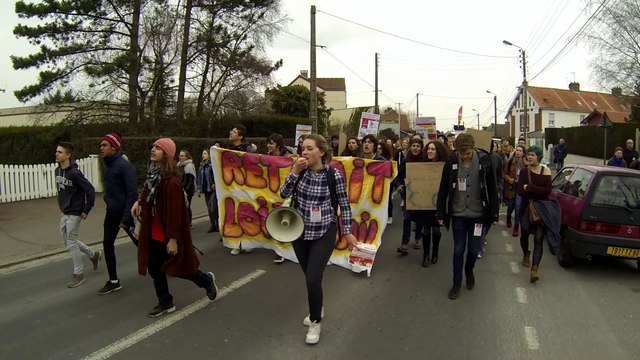 Manif et assemblée générale contre la loi travail à Amiens