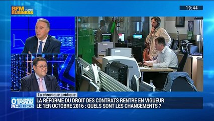 La chronique juridique: Quels sont les changements apportés par la réforme du droit des contrats ? - 26/03