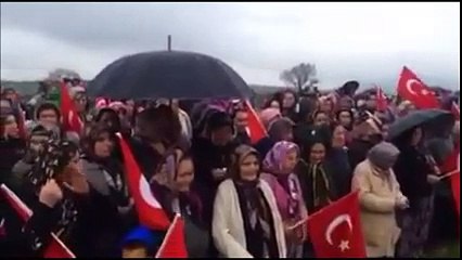 Balıkesir'de şehit bir kardeşimizin cenaze töreni