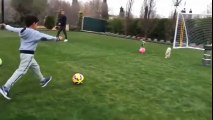 Cristiano Ronaldo  Training our accuracy ⚽️❤️   Football (Soccer)   Unscriptd