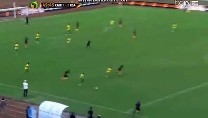 Clayton Daniels Amazing half way line Goal - Cameroon 1-2 South Africa - 26_03_1