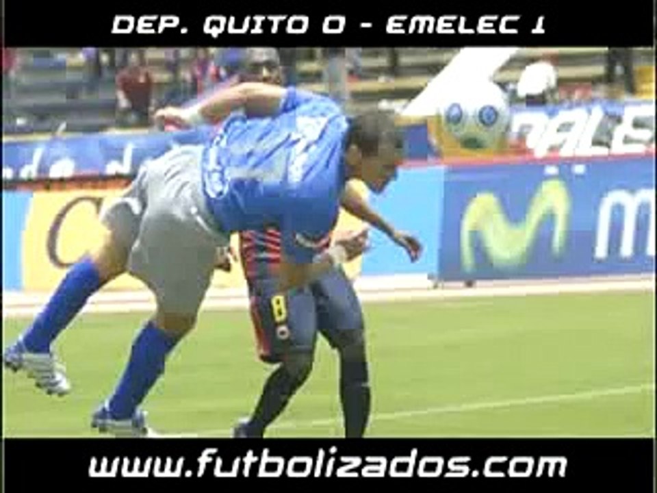 Deportivo Quito 0 - Emelec 1 - (Gol de Zambrano 26 Marzo 2009)