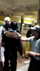 Someone Attack On junaid jamshed at AirPort - OMG