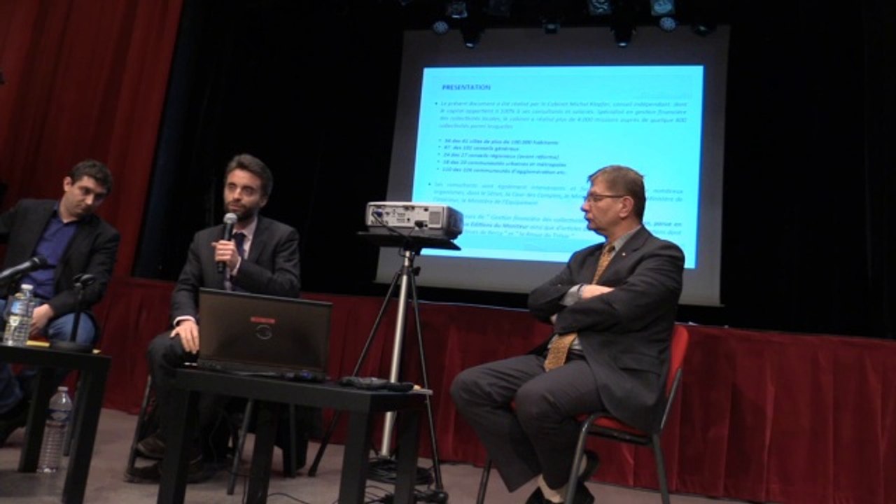 Savigny-sur-Orge. Réunion publique sur les orientations budgétaires 2016, 25 mars 2016. 1ère partie