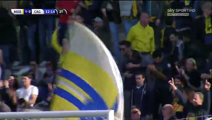 Luca Belingheri Goal HD - Modena 1-0 Cagliari - 26.03.2016