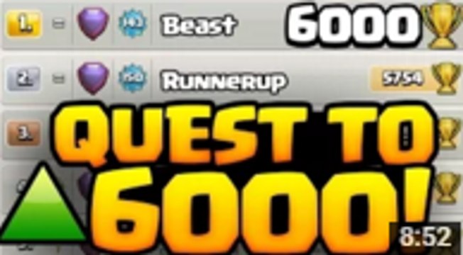 Clash of Clans ♦ Quest to 6000 Trophies! ♦ Episode 1 ♦ CoC ♦