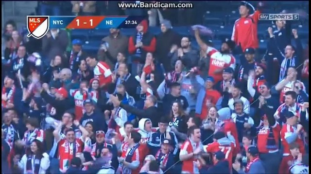 New York City VS New England Revolution All Goals and Hightlight 1-1 (red card Koffie Gershon 52min.) 26.03.2016