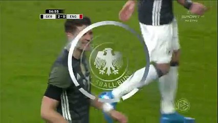 Mario Gomez Goal - Germany 2-0 England - 26.03.2016