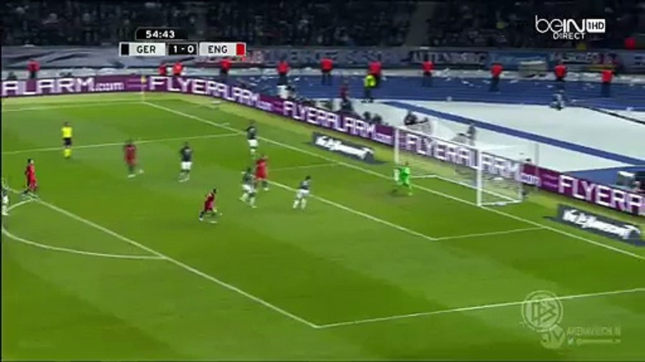 Jordan Henderson Incredible MISS - Germany vs England 26.03.2016 HD