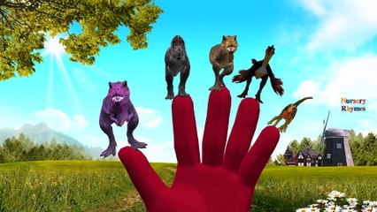 Dinosaurs And Godzilla Cartoons Singing Finger Family Nursery Rhymes For Children And Kids