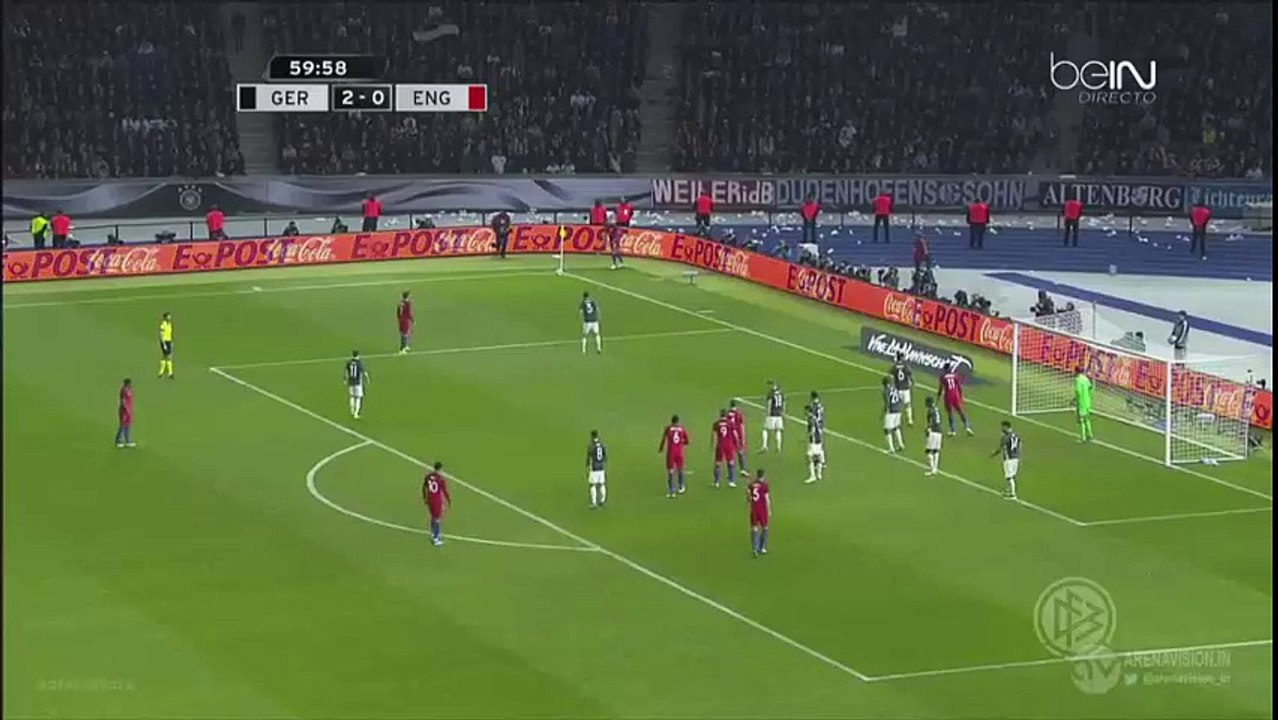 Amazing Goal by Harry Kane [2-1] Germany - England 26-03-2016