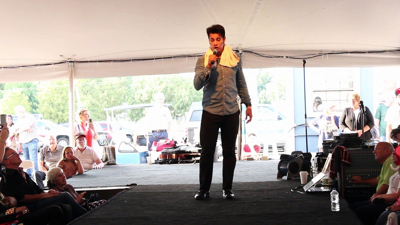 Joseph Hall sings 'Can't Help Falling In Love' Elvis Week 2015