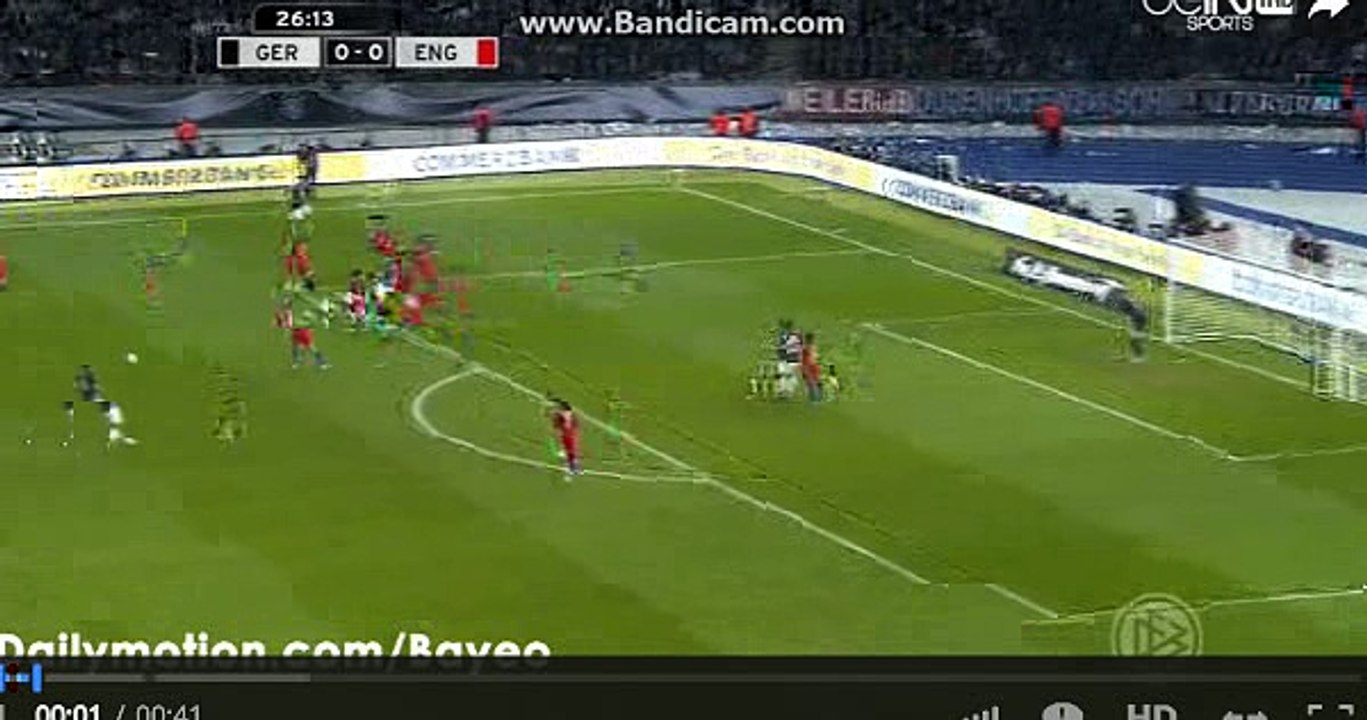 Mario Gomez Goal Annulled HD - Germany 0-0 England - 26-03-2016 Friendly Match