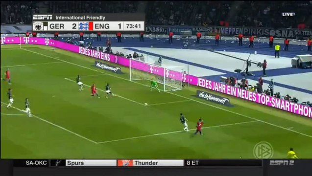 Jamie Vardy Goal - Germany 2-2 England - 26.03.2016 HD