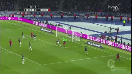 Amazing Backheel Goal by Jamie Vardy [2-2] Germany - England 26-03-2016