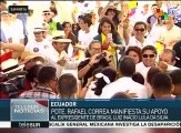 Rafael Correa reitera su apoyo a Luiz Inácio Lula Da Silva