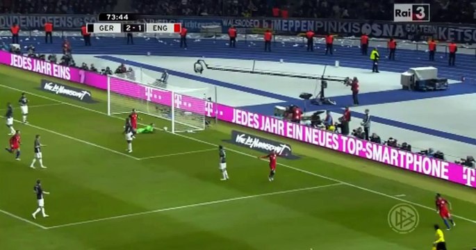 Jamie Vardy AMAZING Heel Goal ! Germany vs England 2016