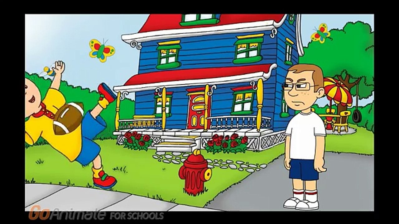 Cooper kills caillou and gets grounded