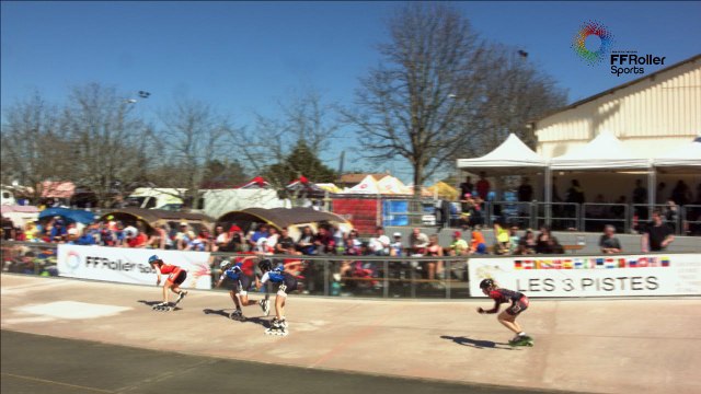 3 Pistes 2016 Pibrac Junior B F 500 1/2 finale 1ere