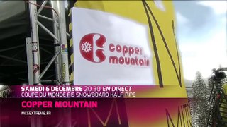 Snowboard Halfpipe de Copper Mountain en direct sur MCS Extrême !