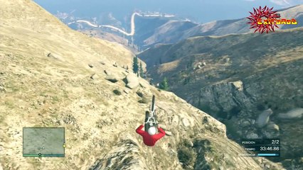 GTA ONLINE! - Gameplay Multiplayer - Volando En Bicicleta - tutorial - The ExiToReD