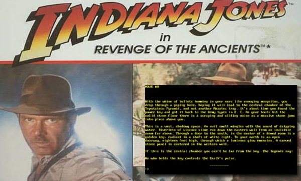 Indiana Jones in Revenge of the Ancients para Apple II