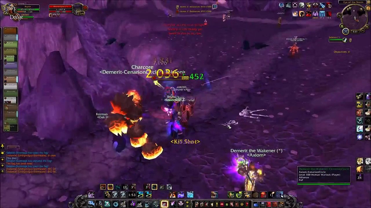 ArynixPvP: Spawn trap Eye of the Storm! MM hunter Bgs 6.2.2