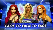 Smackdown Face To Face To Face ( Charlotte, Becky Lynch&Sasha Banks Segment ) 03-1-16