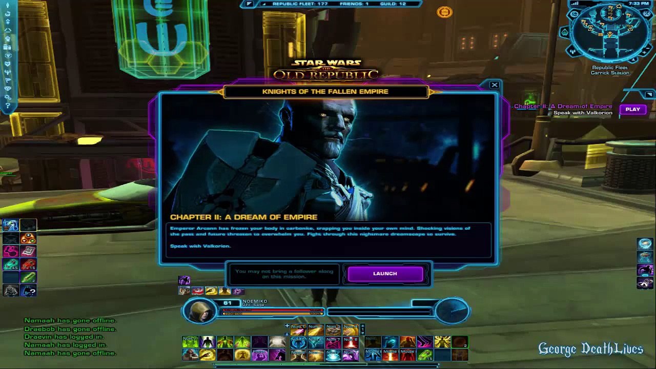 SWTOR: Knights of the Fallen Empire | Chapter II: A Dream of Empire | Light Side