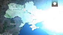 Explosionsserie durch brennendes Munitionslager in Ostukraine