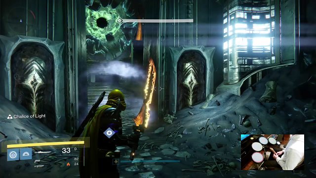 Destiny Crota Solo Using Rock Band Drums