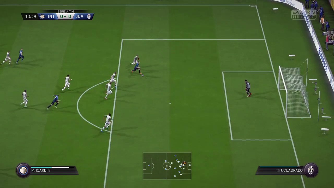 wonderful action and goal Icardi