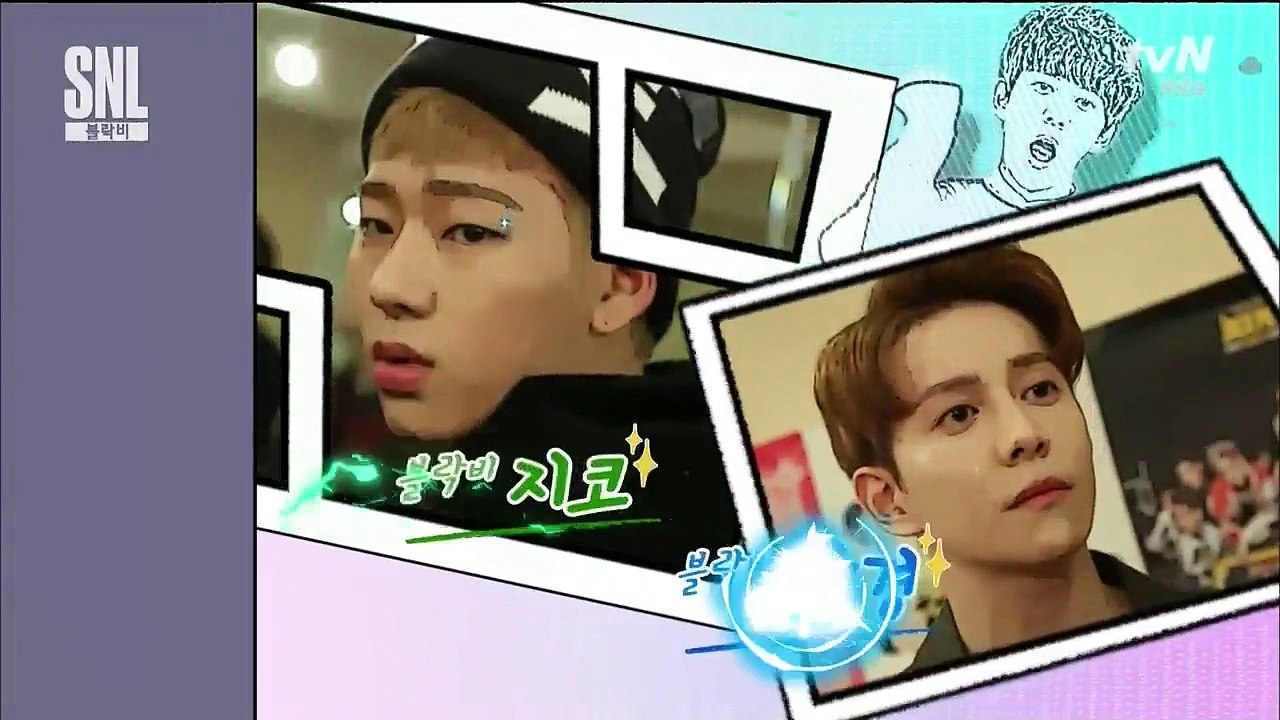 [RAW] 160326 SNL Korea - My Boyfriend Block B Skit