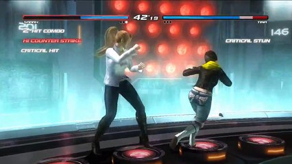 Dead or Alive 5 Tournament - Sarah Vs. Tina Match #3