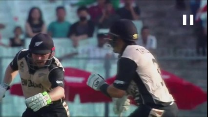 Colin Munro and Taylor Collide While Taking Run New Zealand Vs Bangladesh T20 World cup 2016   highlights