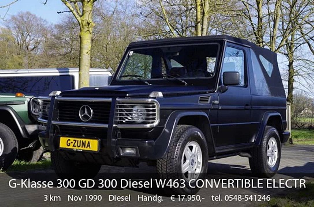Mercedes-Benz G 300 GD 300 Diesel W463 CONVERTIBLE ELECTRIC