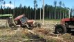 Belarus Mtz 82 forestry tractor stuck in mud, extreme mud conditions