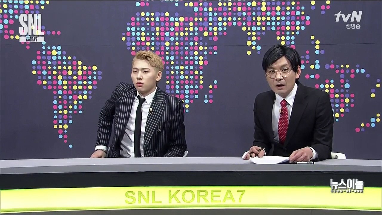 [RAW] 160326 SNL Korea - News Skit