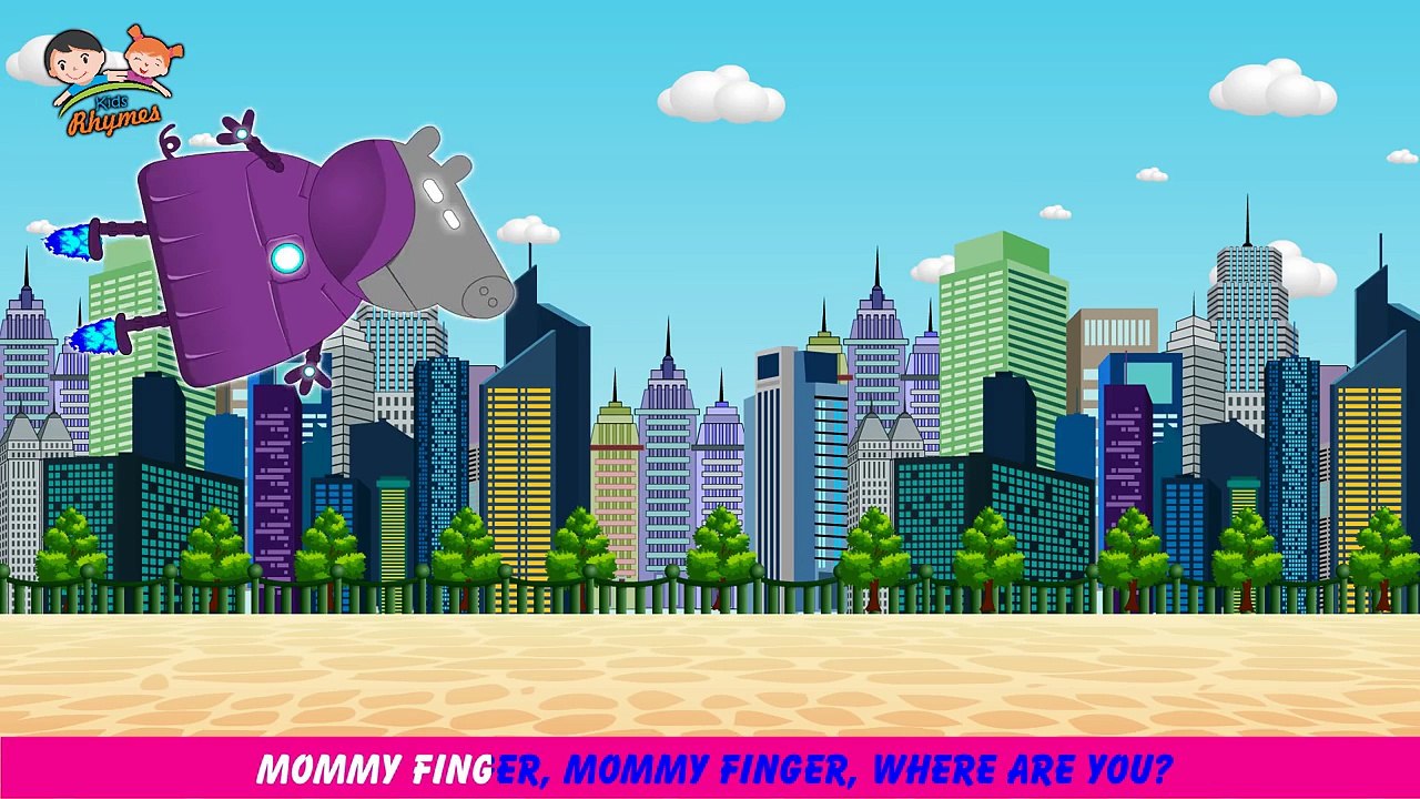 Peppa Pig Super Heroes Finger Family | Nursery Rhymes With Lyrics and More.