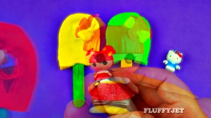 Play-Doh Ice Cream Popsicle Surprise Eggs Toy Story Hello Kitty Lalaloopsy Spongebob Toys