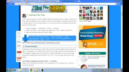 Blogger template customization in Urdu_Hindi part 11 of 11 Final