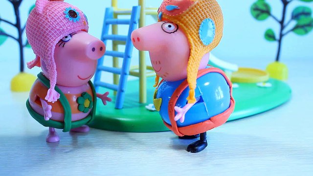 Свинка Пеппа Джордж и Пепа ПОМЕНЯЛИСЬ ТЕЛАМИ с мамой и папой Мультик с игрушками Peppa Pig