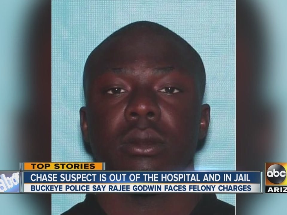 Rajee Godwin arrested after leading police on chase