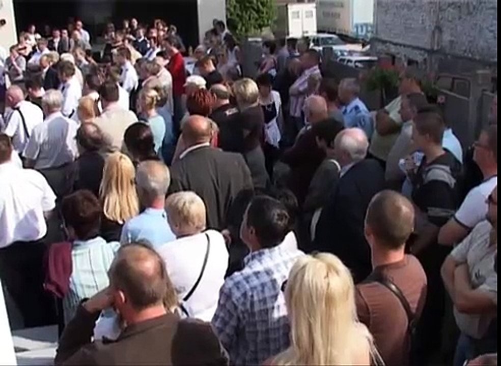 Inauguration du poste de police de harnes, le 17 juin 2009