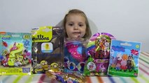 Ароматные капкейки кукла Свинка Пеппа Спанч Боб сюрпризы с игрушками распаковка surprise unboxing