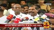 G. K. Mani addresses Media after meeting Tamil Nadu Chief Electoral Officer Rajesh Lakhoni