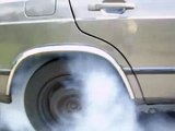 Palenie gumy Mercedes 190E 2.0 Stary ale jary