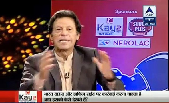 Imran Khan's Reply to Indian Anchor About Hafiz Saeed