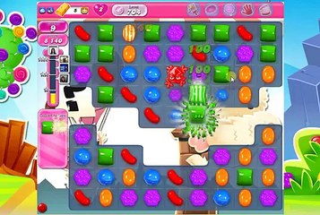 Candy Crush Saga Level 704 -NO BOOSTER - 3 STARS