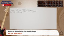 Nights In White Satin - The Moody Blues Bass Backing Track with chords and lyrics